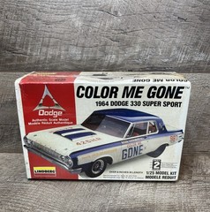 Lindberg Color Me Gone 1964 Dodge 330 Super Sport Kit # 72156-NEW Factory Sealed
