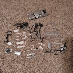 Lot Of 3 Vintage Revell Tri 5 Chevy 1/25 Scale Model Parts Kits