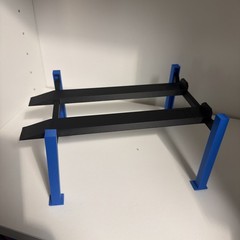 4 post model car lift 1:24 1:25 scale KIT Diorama Assembly required. Paintable!
