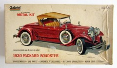 Vintage Gabriel 1/22 scale, 1930 PACKARD ROADSTER Metal Kit, complete