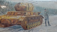 ESCI: 1/72 Flakpanzer IV “WIRBELWIND” Vintage New in Factory Sealed Box.