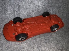 1981 red orange corvette promo (Lot#893)