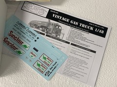 Atlantis White-Freuhauf SINCLAIR Gas Truck 1:48 Model Kit H1402 NIB Parts Sealed