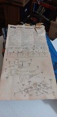 Vintage 1988 Monogram 1958 T Bird Elvira macabre mobile Model Box & Parts AS IS