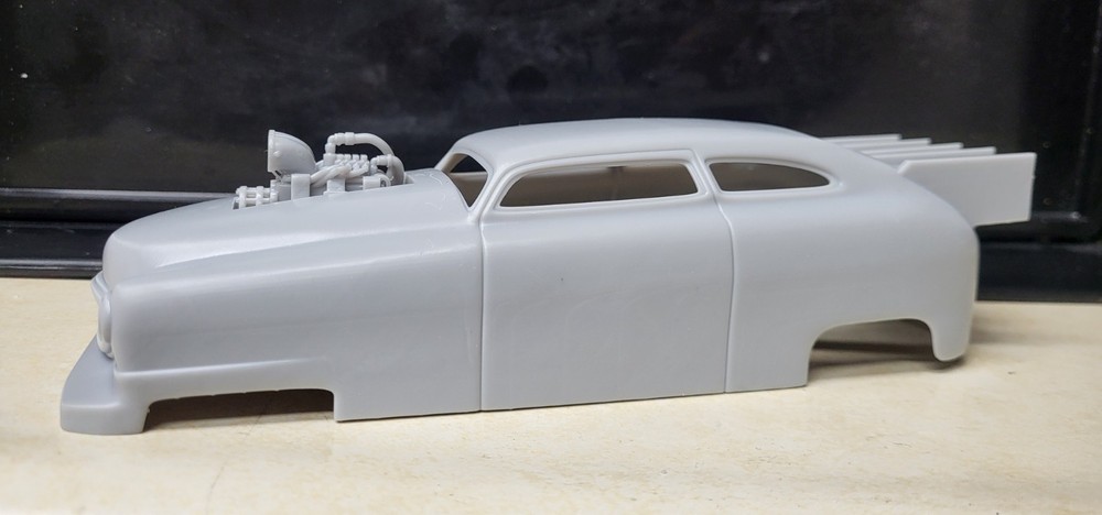 1/24 scale resin 3d printed 1950 Nash Blown Pro Mod drag body model slot car