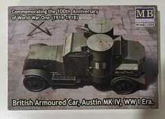 Master Box LTD 1/72 Master Box British Armoured Car, Austin, MK IV, WW I Era