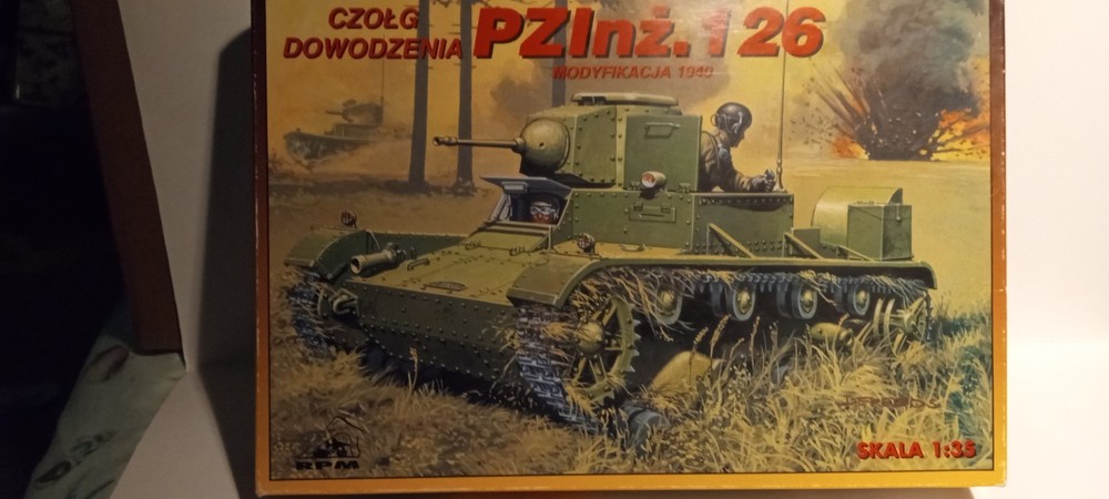 Two 1/35 military plastic model kits tanks.