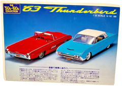 Gunze Sangyo 1963 Thunderbird Model 1:32 Blue Can Motorize G-162:600 1983 Japan
