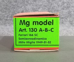 MG Model 1/43 Scale Kit ART. 130 Ferrari 166 SC Mille Miglia 1949-51-52