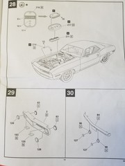 1970 Plymouth Cuda HEADLIGHTS from Revell 1:25 Model kit 70 HEAD LIGHTS