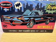 SKILL 2 SNAP MODEL KIT BATMOBILE “BATMAN” (1966) 1/25 POLAR LIGHTS POL1007 Usa