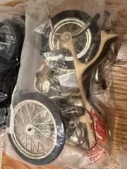 Vintage Model Motorcycle Parts Lot Misc