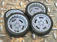 Resin 21/20 Inch: “Centerline 631” Model car Wheels/Tires 1/24 1/25 scale