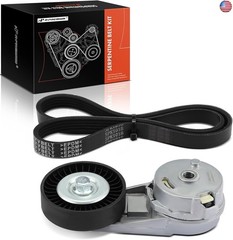 A-Premium Engine Serpentine Belt Drive Kit Compatible with Chevrolet, Pontiac