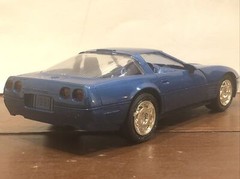 1991 Chevrolet Corvette ZR1 Dealer Promo Car QUASAR BLUE 1:25 AMT / ERTL