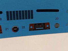 69 Chevy Camaro Z28 1/12 Dash Gauges Tach Woodgrain Radio Waterslide Decal Sheet