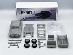 1:25 Kaiser Henry J 1951 Model Resin Kit With Clear Parts Included