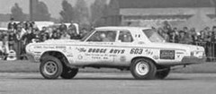 Dave Strickler “The Dodge Boys” NHRA Drag 1/24th -1/25th Scale Waterslide Decals