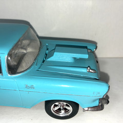 1957 Chevy BelAir Turquoise Blue White 1:25 Kit Built Model Car