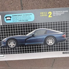 🐍AMT💙Dodge🐍Viper GTS Coupe🇺🇸Automotive Concept 1/25 Model