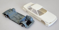 Fujimi Hi-Mecha 110 New Soarer 3.0 GT Twin-Cam 24 1/24 Model Kit HM-110, Started