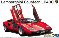 AOSHIMA 1/24 THE SUPER CAR SERIES N0.1 ’74 LAMBORGHINI Countach LP400 MODEL KIT
