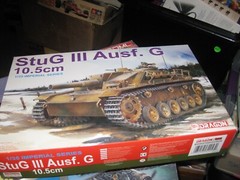 Part sealed StuG. III Ausf. G 10.5cm by Dragon in 1/35 from 2004