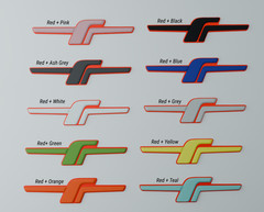Plastic JDM F Badge Emblem For Subaru Forester