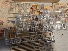 1/25 scale AMT model kit of a 1963 Ford Galaxie 500XL Missing Body *Parts Only