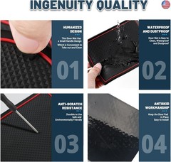 WRX Door Slot Mats for 2022-2025 Subaru WRX Accessories 12PCS/Sets Non-Slip