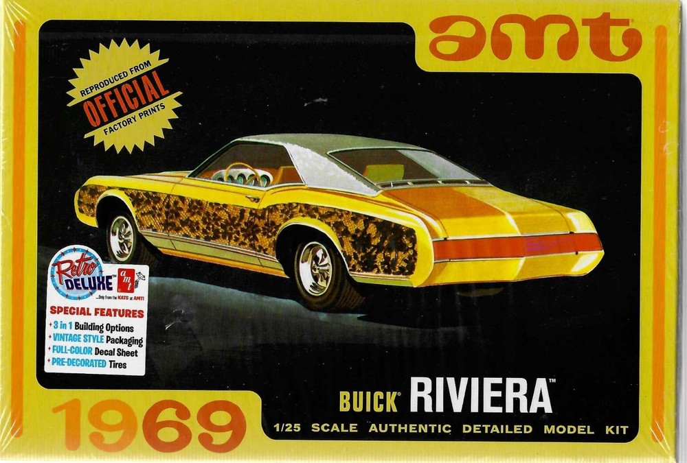 AMT 1486 1969 Buick Riviera 1/25 model kit