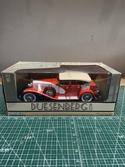 Greenlight – Duesenberg II SJ White/Orange 1/18 Scale Diecast Model Car New