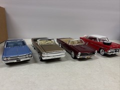 Lot Of 4 BUILT Model Cars NICE Lot#014