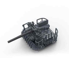 LY144225 1/144 U.S Navy Pojedyncza Armata 5 In/38Kal.127mm Na Podstawie Mk32