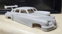 1/24 scale resin 3d printed Outlaw 1948 Tucker drag body model slot car