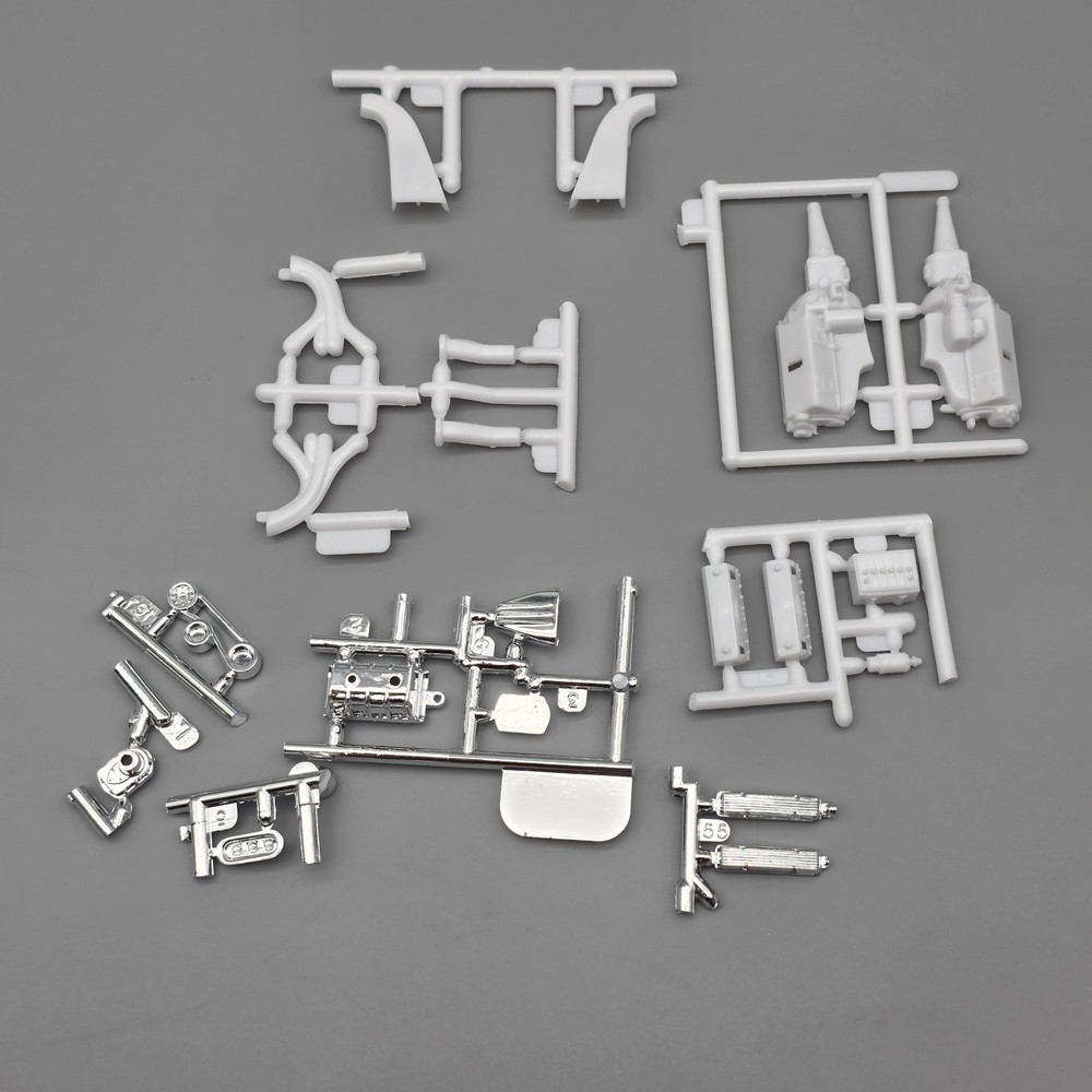 Monogram Revell 1/24 1956 56 Chevy Bel Air Parts Kitbash Engine Drag Racing