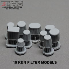 1:25-1:24 Scale Cold Air Intake Detail Set