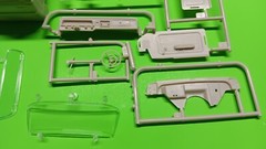 1972 Ford F-350 4×4 Tow Truck Wrecker Moebius 1/25 Cab Glass Hood Grill Interior