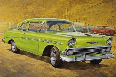 Atlantis Models 1391 1/25 Atlantis US Route 66 1956 Chevrolet 283 V-8