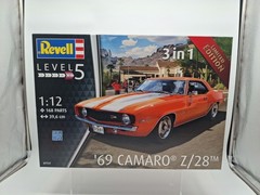 SEALED REVELL 7727 1/12 1969 Chevy Camaro Z/28 Car 3 in 1 LIMITED EDITION KIT