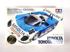 Tamiya 1/24 Minolta Toyota 88C-V LeMans Racer Plastic Model Kit – Partial Build