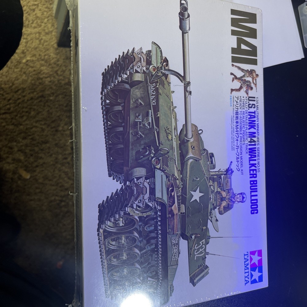 Tamiya Plastic Model US M41 Walker Bulldog Tank 1/35 #35055 Brand New Sealed
