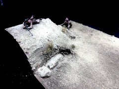 1/35 Scale Military Diorama Base Terrain Display Model Soldiers Figures Diecast