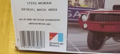 JOHAN Shirley Shahans 69 AMX SUPER STOCKER DRAG-ON-LADY Model Kit