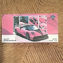 Demon King Pagani Huayra BC Model Kit 1:64 Scale Pink Black DKA-077 New