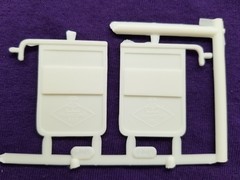 Diamond REO Truck Tractor REAR MUD FLAPS for 1:25 AMT Model Kit
