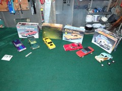 Vintage Lot 6 Built 1:24 Scale Model Car Kits Junkyard Lot Dodge Mopar GTX Charg