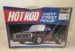 VTG REVELL HOT ROD CHEVY STREET PICKUP STEPSIDE 1/25 MODEL KIT #7135 SEALED HTF