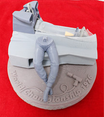 James Hunt Figure With McLaren M32 F1 Model Kit Scale 1/12
