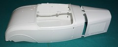 ’32 Ford Hot Rod 3’N 1 Revell 1/8 Bright White Body Hood Floorboards